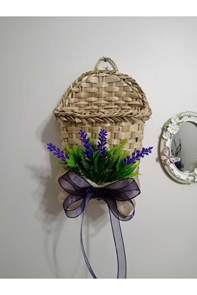 molnija Lavantalı Kapı Süsü Hasır Sepet