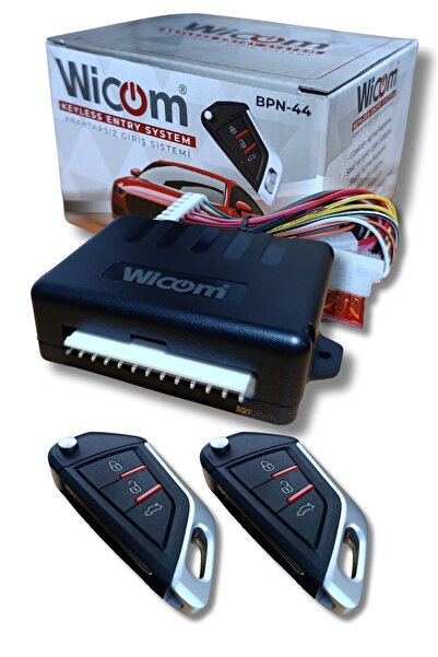 WICOM Oto Merkezi Kilit Uzaktan Açma Kapama Bmw Tipi Kumanda Seti Sustalı 12v
