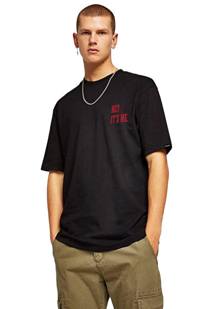 Ibracollection Hey It's Me Unisex Λευκό εμπριμέ μπλουζάκι