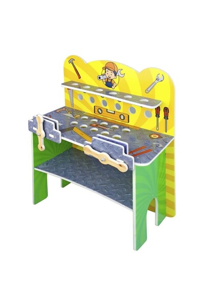 Laylay Toys ركن إصلاح خشبي صغير