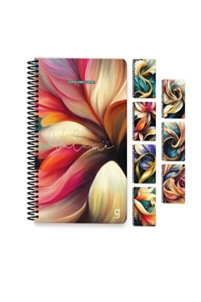 Gıpta GIPTA EXCLUSIVE VOLUME SPİRALLİ NOT DEFTERİ,AJANDA 100 YP,KARELİ