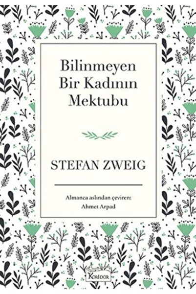Koridor Yayıncılık Bilinmeyen Bir Kadının Mektubu