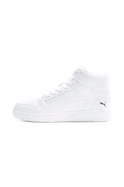 Puma Rebound Layup White Unisex Sneaker - Αθλητικά Παπούτσια