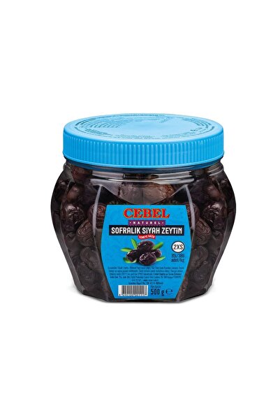 Cebel Siyah Zeytin 2xs 351-380 Kalibre 500 gr Pet