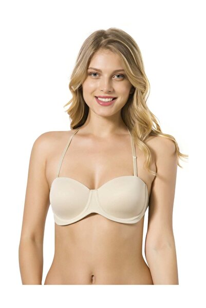 ÖZKAN underwear 7042 Destekli Micro Sırtı Seffaf Sütyen