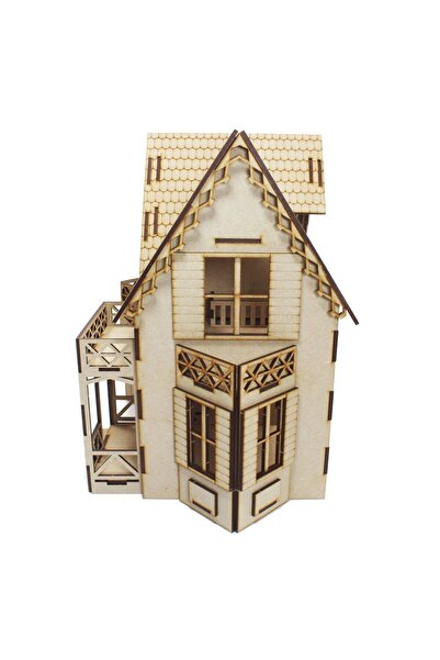 TLR hobi Ahşap Ev Maketi Küçük Prenses Oyun Evi Ahşap