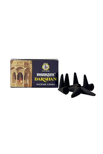 Darshan Incense BAHARAT Konik Tütsü 10 Adet