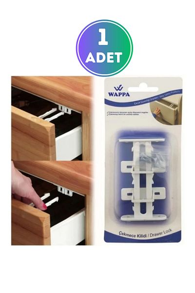 WAPPA 1 Piece Baby Child Safety - Drawer and Cabinet Lock