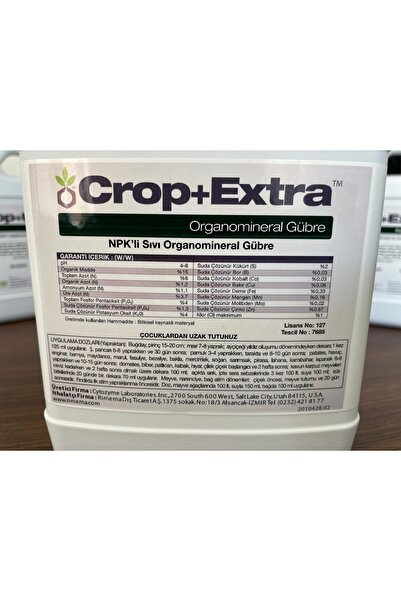 rimerna CROP+EXTRA SIVI GÜBRE AZOT FOSFOR POTASYUM (İTHAL ÜRÜN)