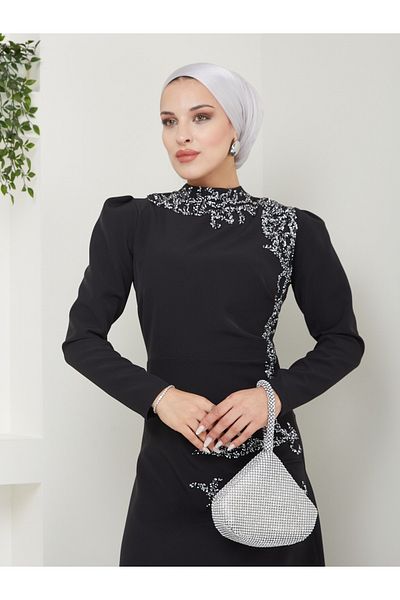 Modahiro Βραδινό φόρεμα Hijab - DNZ00001 Μοντέλο