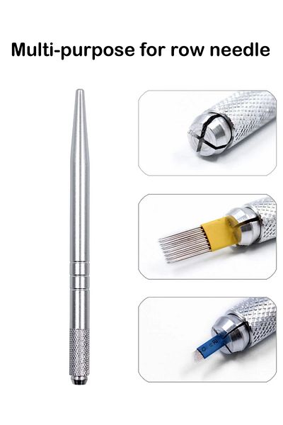 MRS NEF Kozmetik 3 أقلام Microblading - إبرة U وتطبيق المكياج الدائم معًا