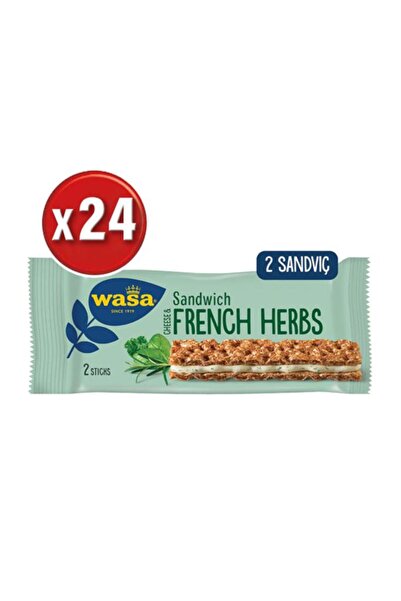 Wasa Baharatlı ve Krem Peynirli Sandviç (French Herbs Sadwich) 30 G x 24 adet (1 koli)
