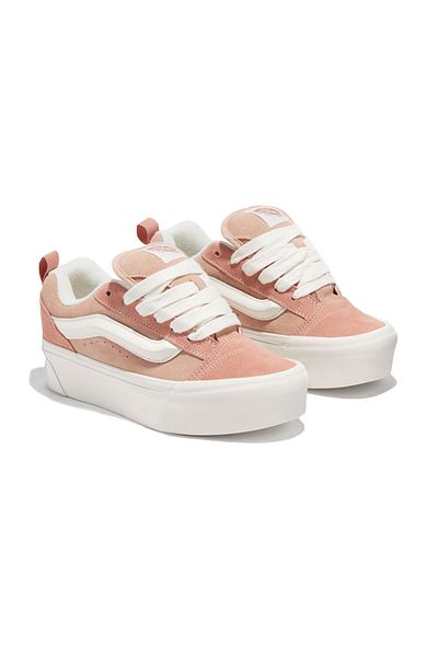 Vans Pink Knu Stack Women's Casual Shoes - VN000CP6OCI1
