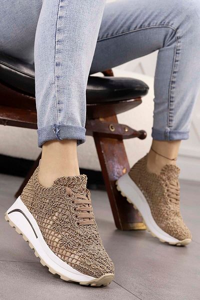 Mamito Ayakkabı HNM 1993 - High Sole Steel Mesh Tenisky