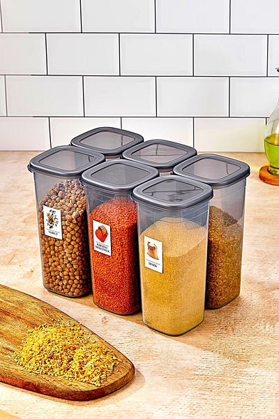 icone life 1750 ML Jumbo Size 6-Piece Food Storage Container