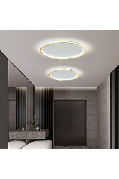 CATLUZ Chandelier - Ø40cm Remote Controlled, 3 Light Color Dimmable LED Ceiling Lamp, Modern Lighting