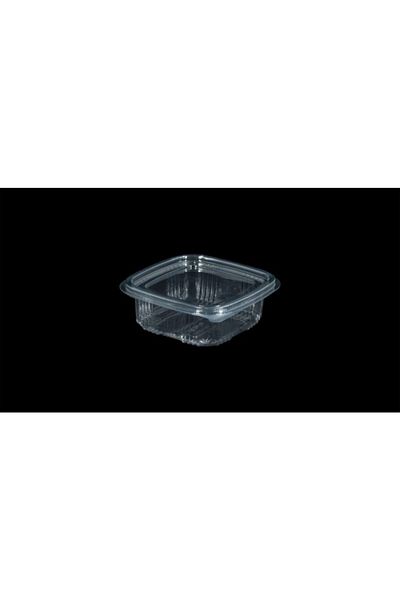 ZFR PLASTİK Leakproof Food Container Bowl with Transparent Lid 100 Pieces Flat Lid All Size 250 Gr