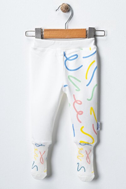 BLOOMERS Bebek Renkli Çizgiler Çoraplı pantolon