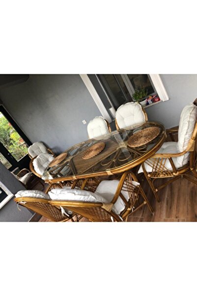 KLAS BAMBU Romano Bambu Yemek Takımı 6'lı