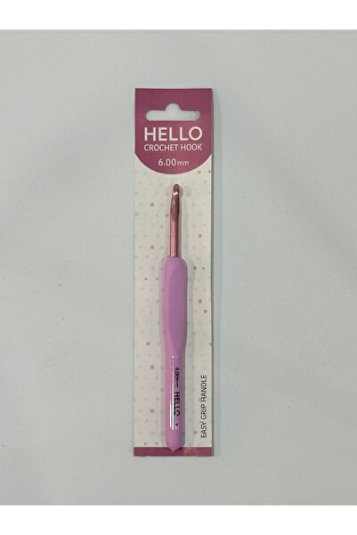 BALIM ÖRGÜ EVİ Hello Ergenomik Silikon Saplı Örgü Tıgı ( 2 Adet Ilmek Ayraç Hediyeli)