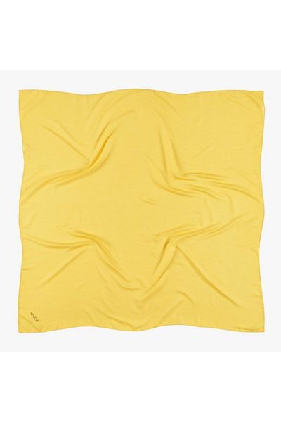 SİNEM EŞARP Sinem India Db-100 16 Yellow Cheesecloth - Plain Design