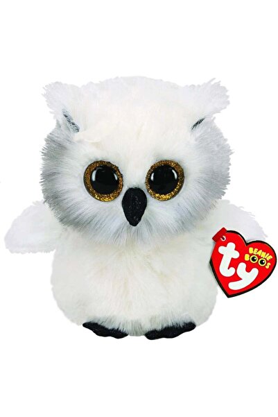 TY Beanie Boos Snowy Beyaz Baykuş Peluş 15 cm