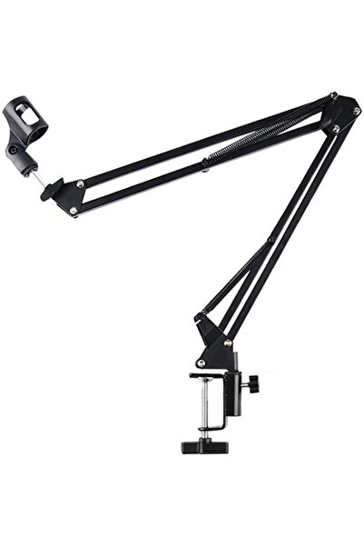 ThenTech Profesyonel Mikrofon Tutucu Stand Masaya Sabitlenebilir Dirsekli Aya...
