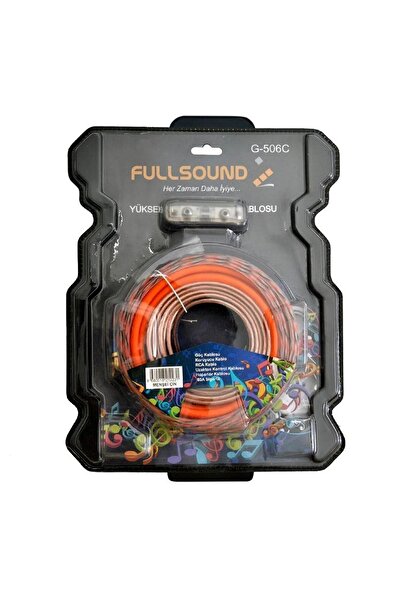 Genel Markalar Oto Anfi Kablo Seti 8ga Fullsound G-506c