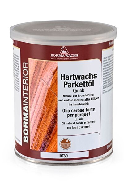 BORMA WACHS Hardwax Parquet Oil 1030 Quick - Yağ Ve Wax Karışımı Cila (hızlı ...