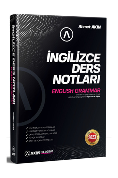 Yargı Yayınları Akın Dil YDS İngilizce Ders Notları English Grammar