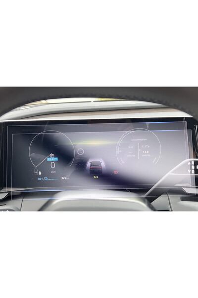 mrtglass واقي شاشة نانو فيلم 12.3 بوصة متوافق مع شاشة رينو رافال الرقمية