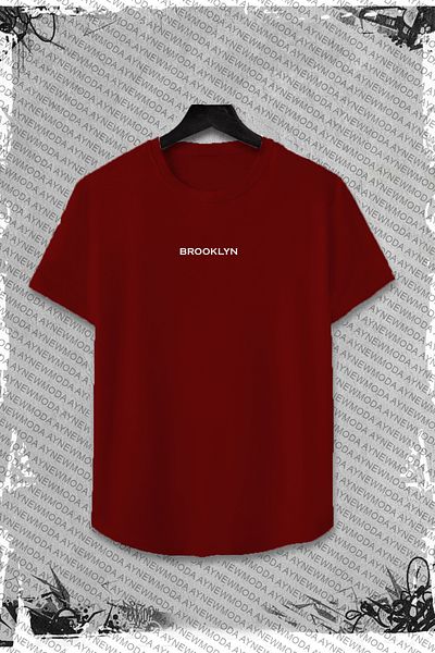 AY MONTANA Unisex Brooklyn Printed Oversize T-Shirt