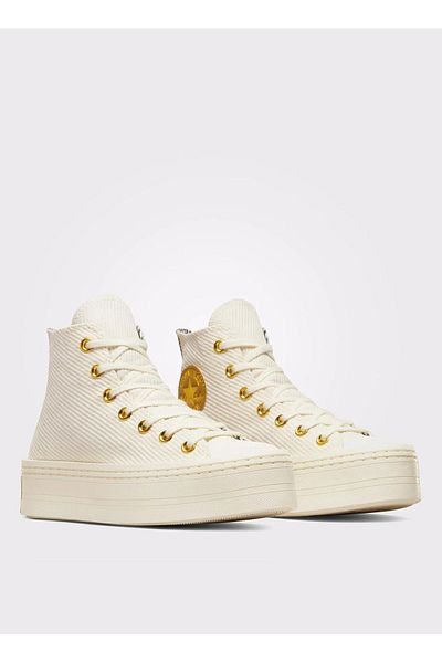 converse Chuck Taylor All Star Modern Lift Platform Corduroy Dámské Neformální boty A07204c Krémová
