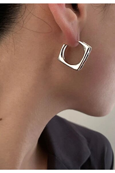 PSGT Kadınlar Için Gümüş Kaplama Açık Kare 2024 Model