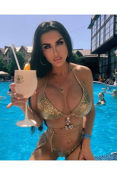 ŞAHPERA BUTİK Μπικίνι Martina Gold Pulpayet
