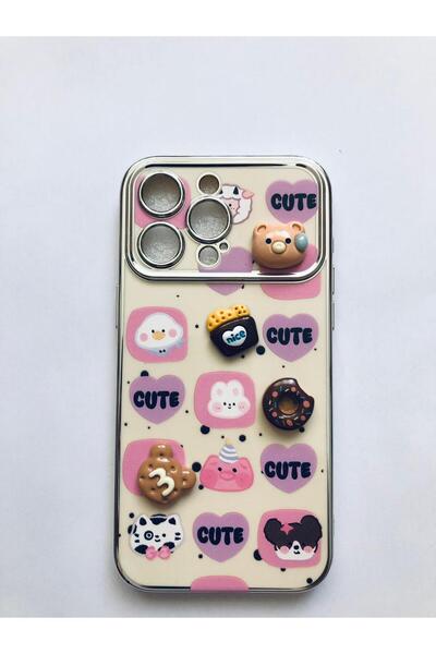 Balerion Apple iPhone 15 Pro Max  3D Sevimli Tasarım Kılıf