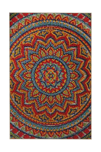 Rugs Modern Halı Orange Themed Traditional Motif Ethnic Patterned Vintage Dec...