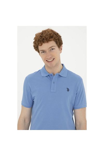 U.S. Polo Assn. Πόλο των ΗΠΑ. Συν. Ανδρικό μπλουζάκι μπλε