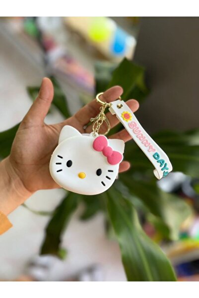 EyER Shoping Hello Kitty Bozuk Para Cüzdanlı Anahtarlık Pembe
