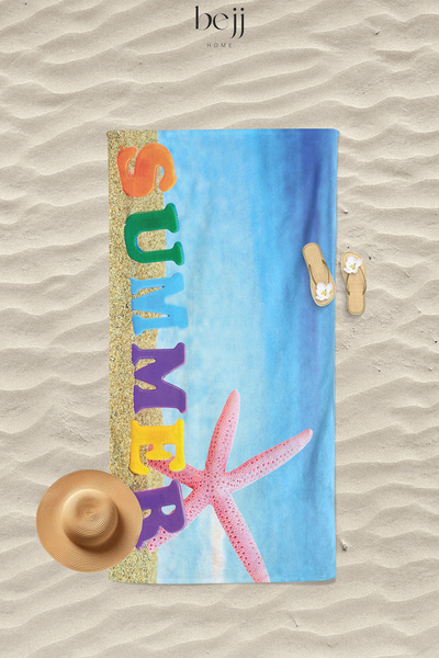 ECEMRE Πετσέτα θαλάσσης μεγάλου μεγέθους 75*150 εκ. - (ΚΑΛΟΚΑΙΡΙ)