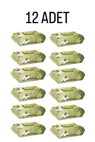 Sleepy Olive Oil Wet Towels 12 Pack 1080 Sheets