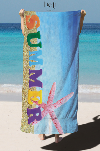 ECEMRE Πετσέτα θαλάσσης μεγάλου μεγέθους 75*150 εκ. - (ΚΑΛΟΚΑΙΡΙ)