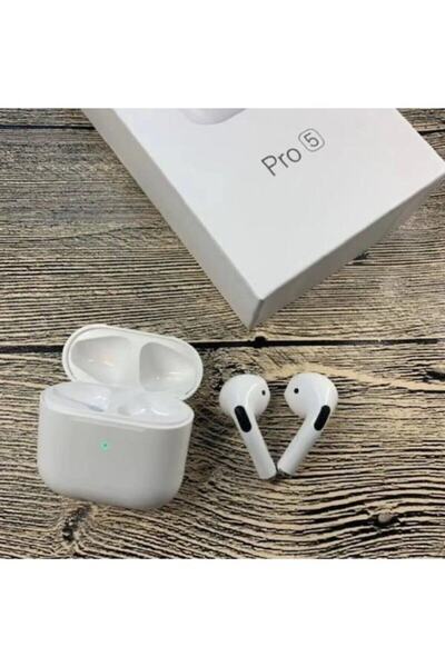 UĞUR KOÇAK Pro 5 Beyaz Bluetooth Kulaklık Kaliteli Gürültü Engelleyicili