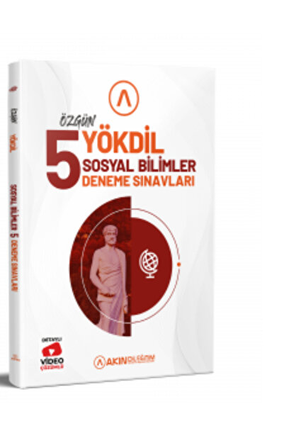 Yargı Yayınları Akın Dil YÖKDİL SOSYAL BİLİMLER 5 DENEME SINAVI (VİDEO ÇÖZÜMLÜ)