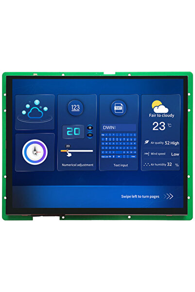 DWIN 10.4 inch Kapasitif Dokunmatik LCD Ekran