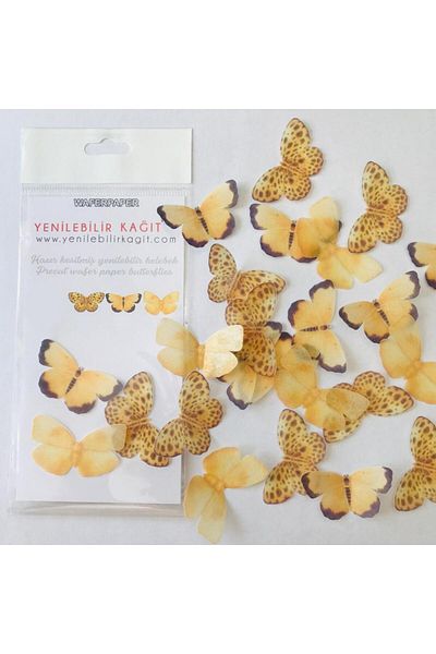 Yenilebilir Kağıt Wafer paper Edible Butterfly