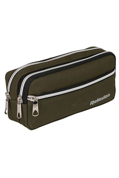 Relaxion Rlx-110 GREEN Θήκη για στυλό και μολυβοθήκη με δύο μάτια