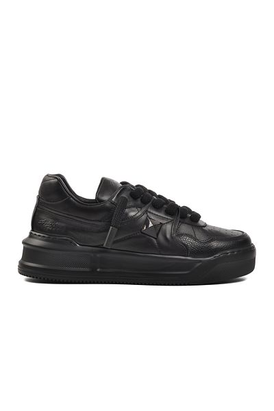 AYAKMOD Ανδρικό Sneaker - Premium 1306 Μαύρο δέρμα
