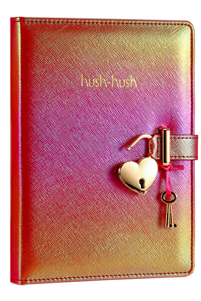 Victoria's Journals Hush Hush Caiet metalic cu închidere - 13x18 cm Utilizare...