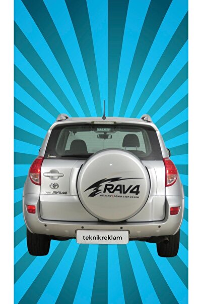 Teknik Reklam ملصق تثبيت لسيارة Toyota Rav4 Suv ملصق تثبيت لسيارة Toyota Rav4...